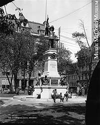 The monument to Maisonneuve