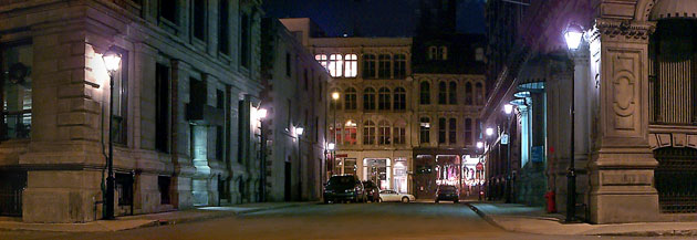Corner of Sainte-Hlne and  Des Rcollets streets