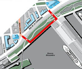 Detailed neighbourhood map