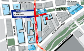 Detailed neighbourhood map