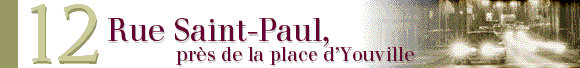 Rue Saint-Paul, près de la place d'Youville