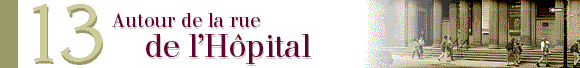 Autour de la rue de l'Hôpital