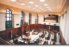 La salle du conseil municipal