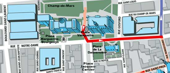 Detailed neighbourhood map