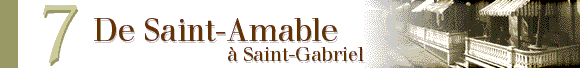 De Saint-Amable à Saint-Gabriel