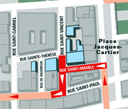 Detailed neighbourhood map